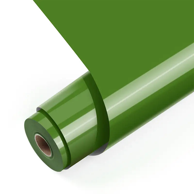 Vinil termotransferabil de bază - Verde iarbă - 30,5 x 180 cm
