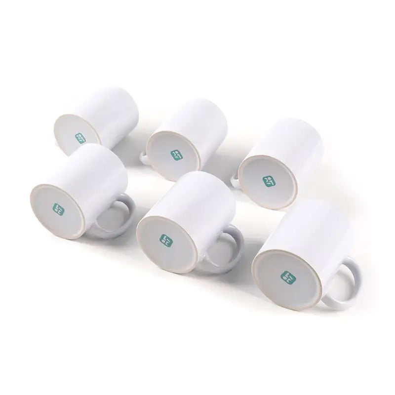 Căni pentru sublimare - Albe - 325 ml - set de 6