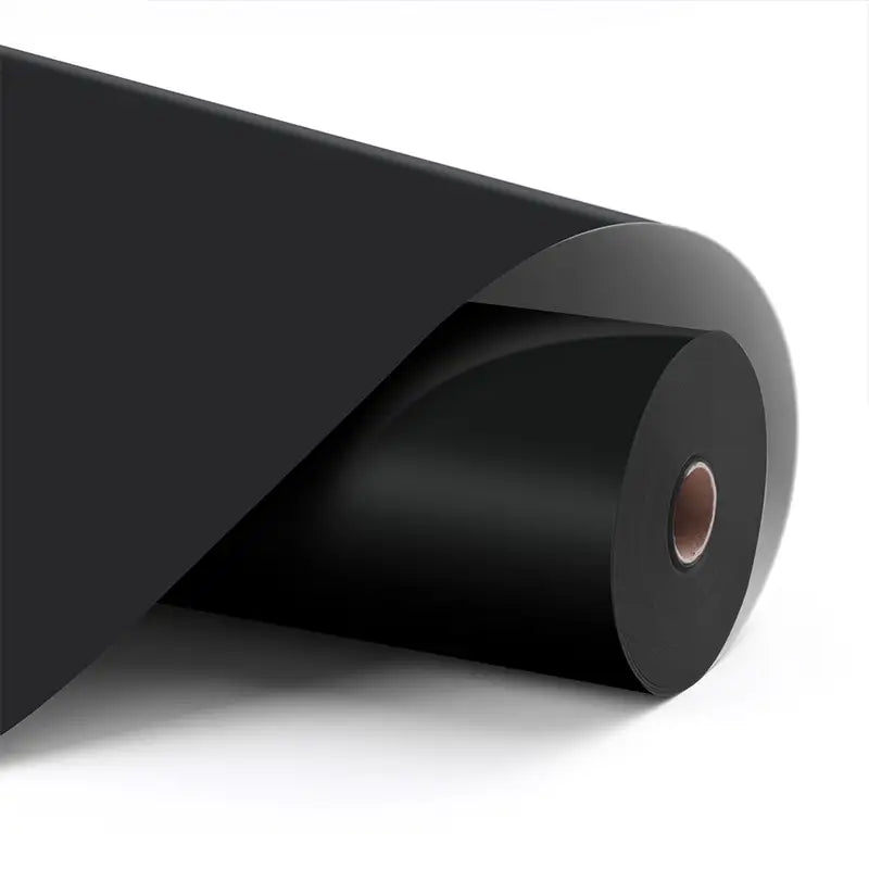 Vinil adeziv permanent mat 12 m - Negru - 30,5 x 1200 cm