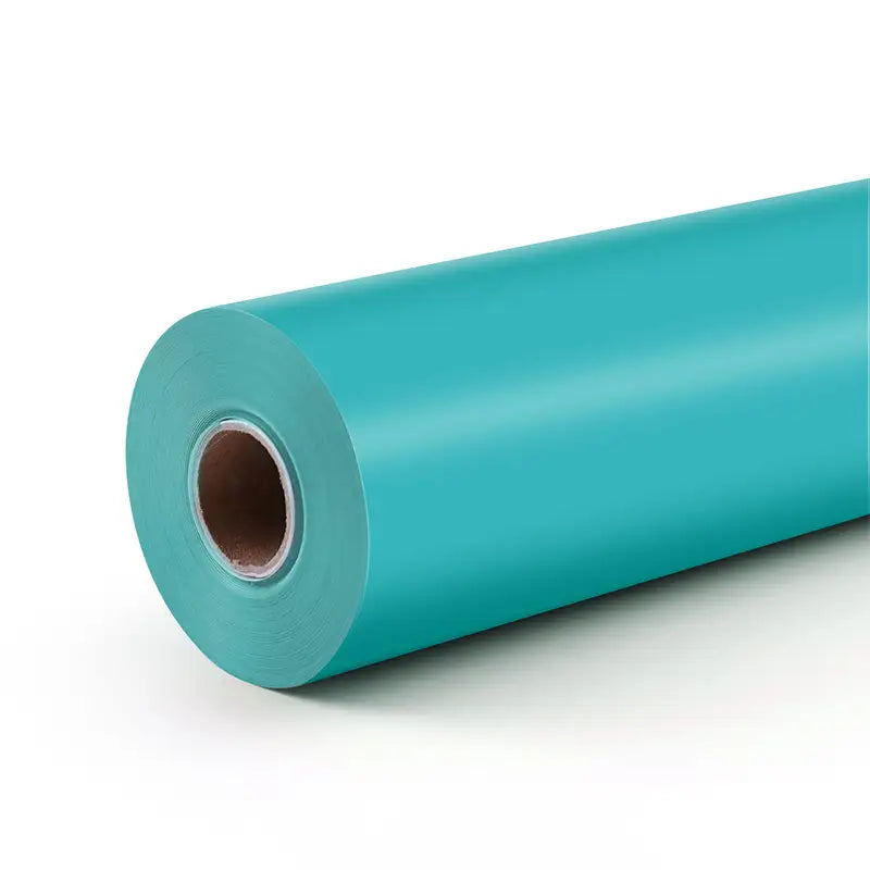 Vinil adeziv permanent mat - Albastru Tiffany - 30,5 x 180 cm