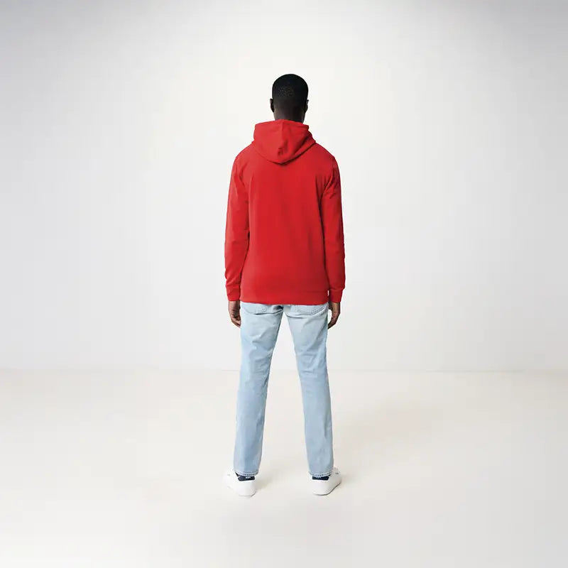 Jasper Red Recycled Cotton Hoodie