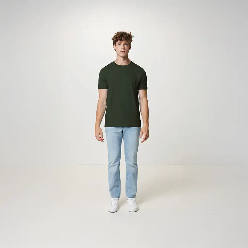 Bryce Khaki Recycled Cotton T-Shirt