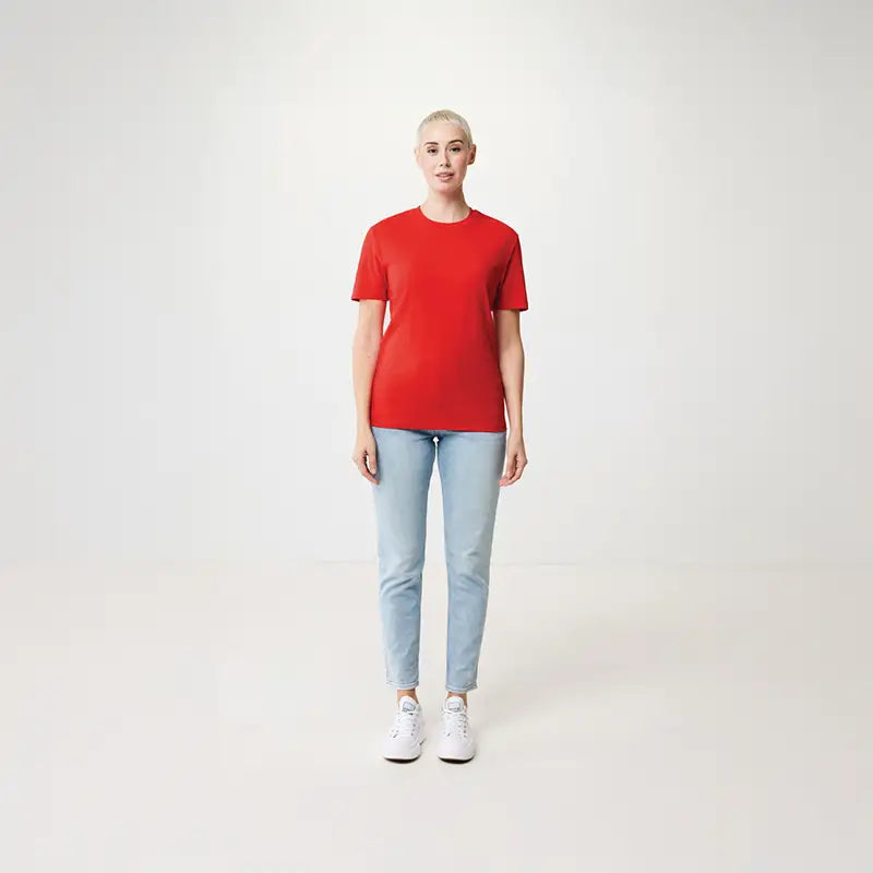 Bryce Red Recycled Cotton T-Shirt