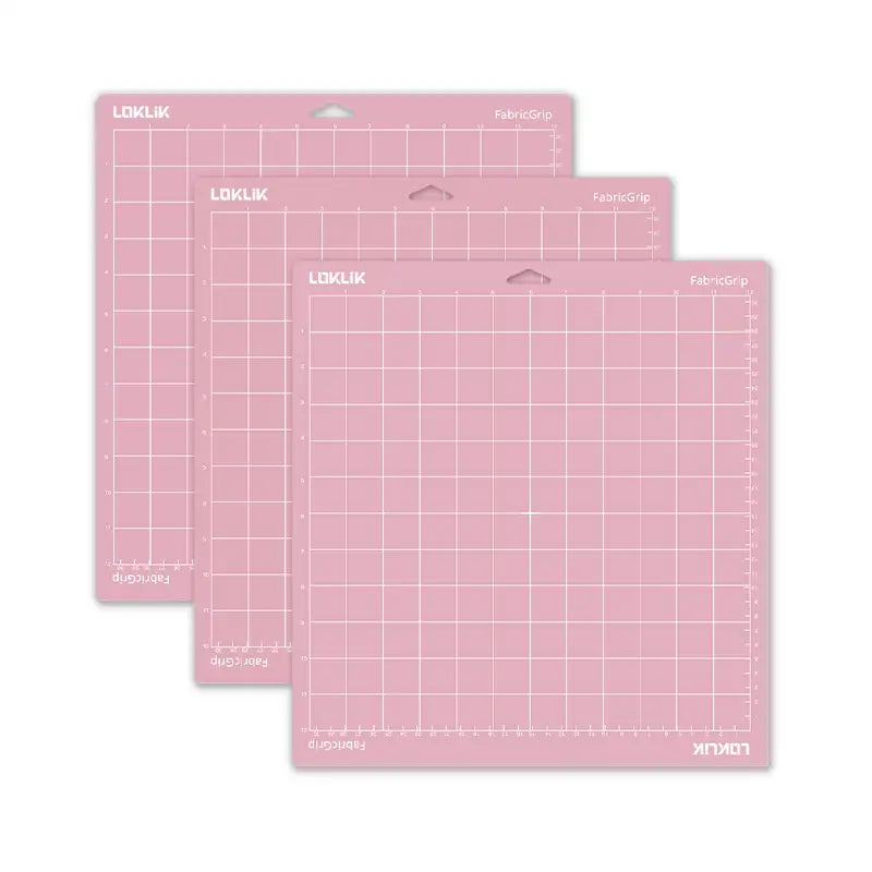 Set de 3 covorașe de tăiere LOKLiK - Prindere roz pentru materiale textile