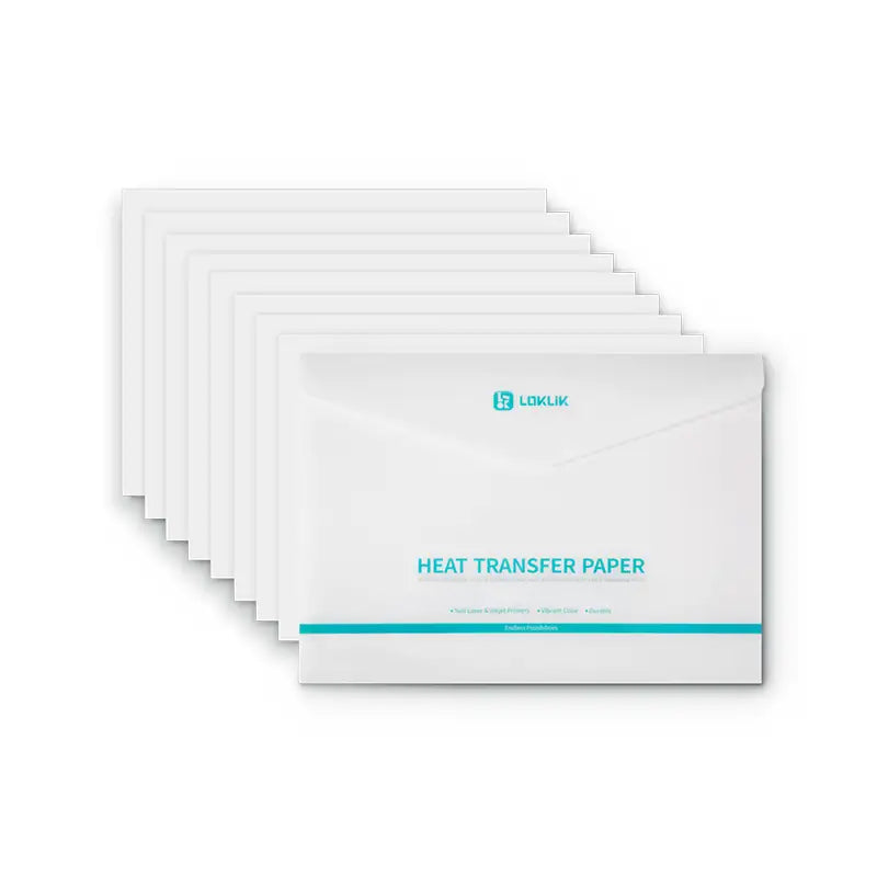 <tc>Set de 8 foi de hârtie transfer termic - Deschise la culoare</tc>