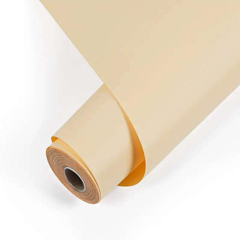 Vinil adeziv permanent mat - Bej - 30,5 x 180 cm