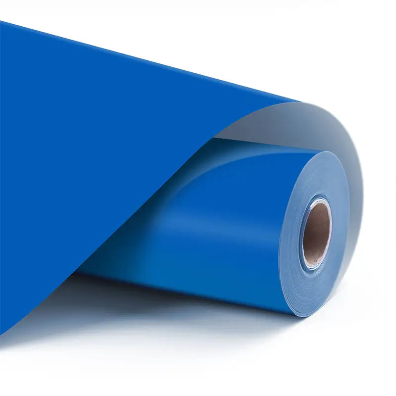 Vinil adeziv permanent mat - Albastru - 30,5 x 180 cm