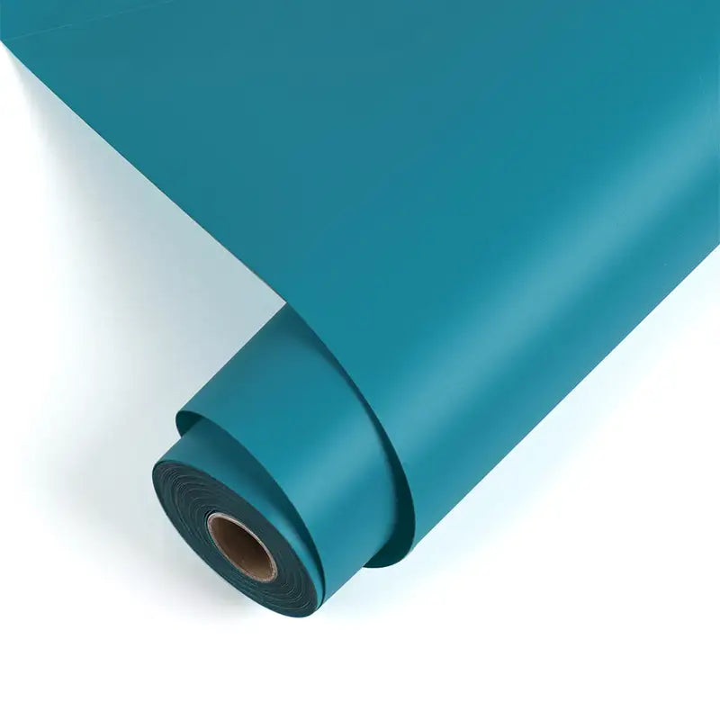 Vinil adeziv permanent mat - Turcoaz - 30,5 x 180 cm