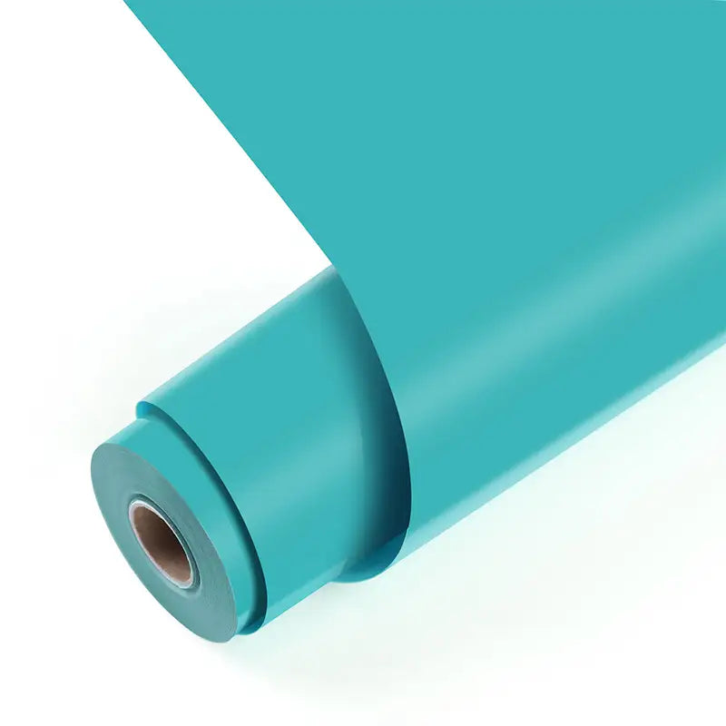 Vinil adeziv permanent mat - Albastru Tiffany - 30,5 x 180 cm