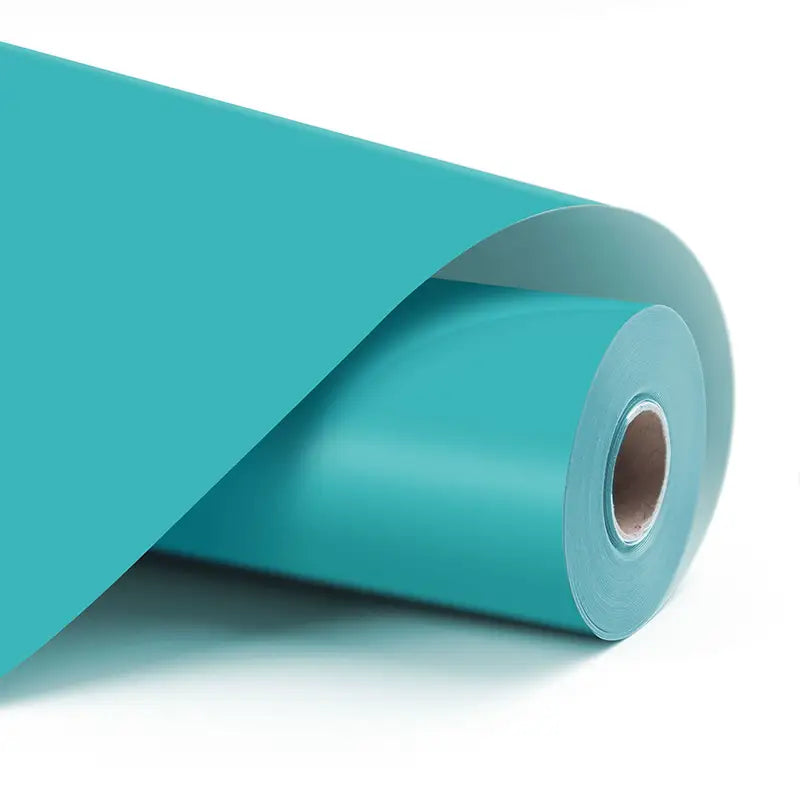 Vinil adeziv permanent mat - Albastru Tiffany - 30,5 x 180 cm