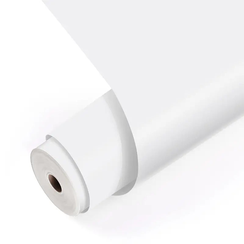 Vinil adeziv permanent mat 12 m - Alb - 30,5 x 1200 cm